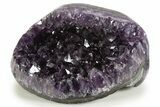 Brilliant Deep-Purple Amethyst Geode - Uruguay #342724-2